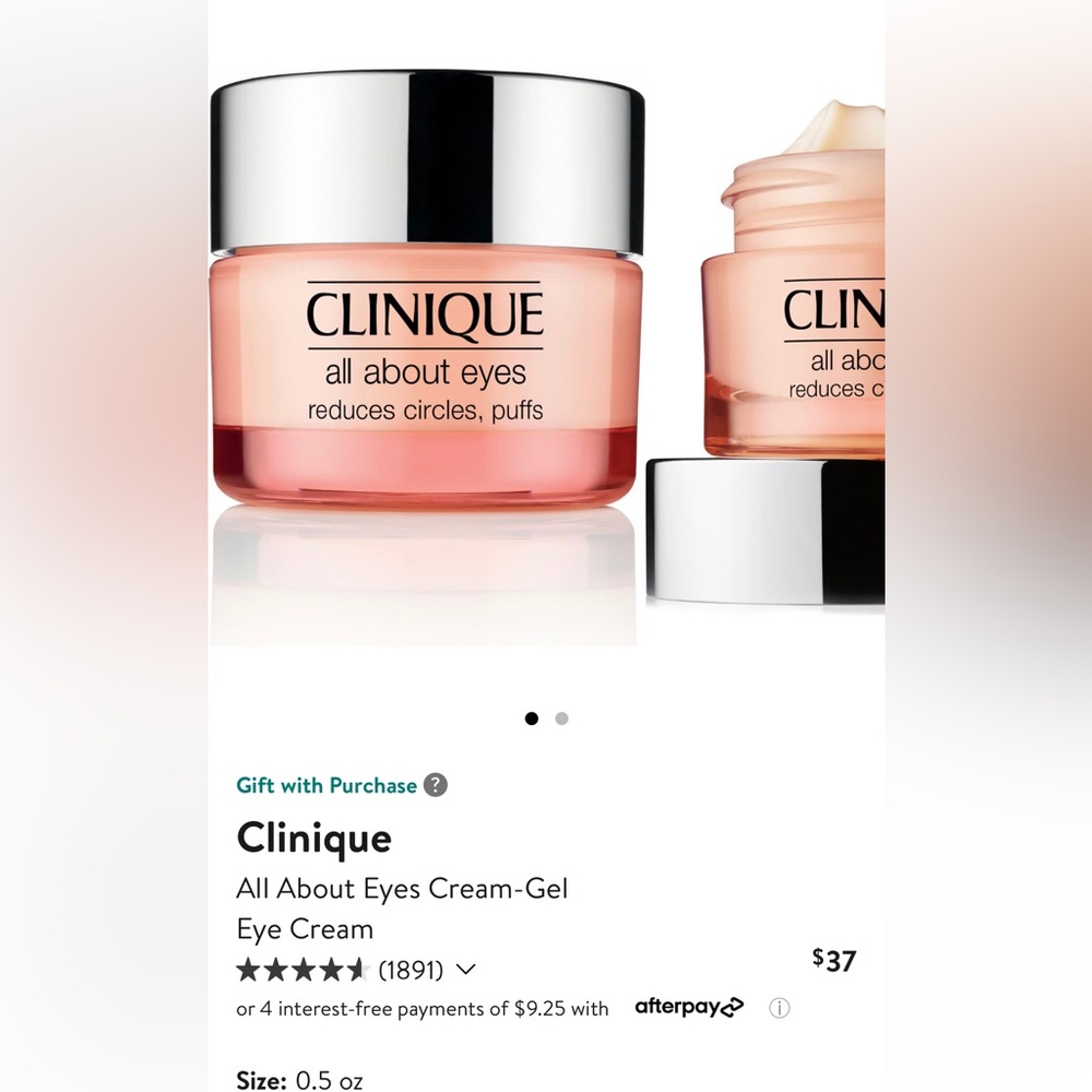 Clinique eye cream